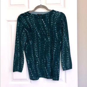 Talbots Audrey 3/4 Sleeve Cashmere Sweater